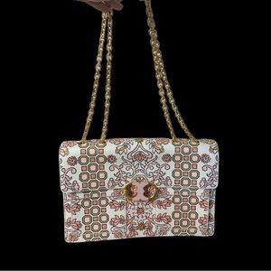 NWOT Tory Burch Large Multicolor Leather Tote